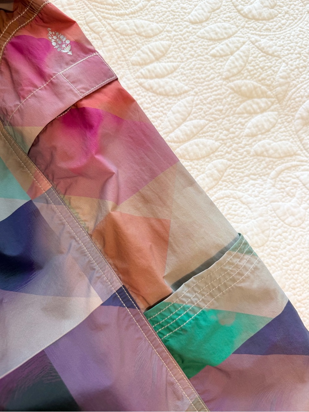 Free People FP Movement In The Wild Printed Hiking Barrel Pants UPF $138 Small - Picture 4 of 8